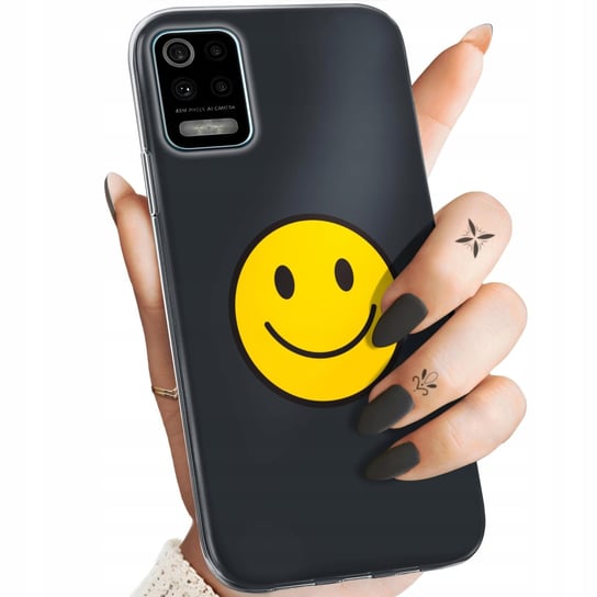 Etui Do Lg K52 Wzory Uśmiech Smile Emoji Obudowa Pokrowiec Case LG