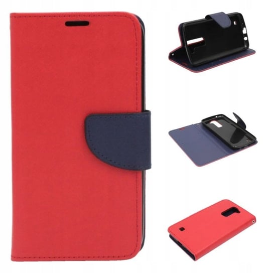 Etui do LG K8 K350 Fancy Diary czerwony Obudowa Pokrowiec Case GSM-HURT