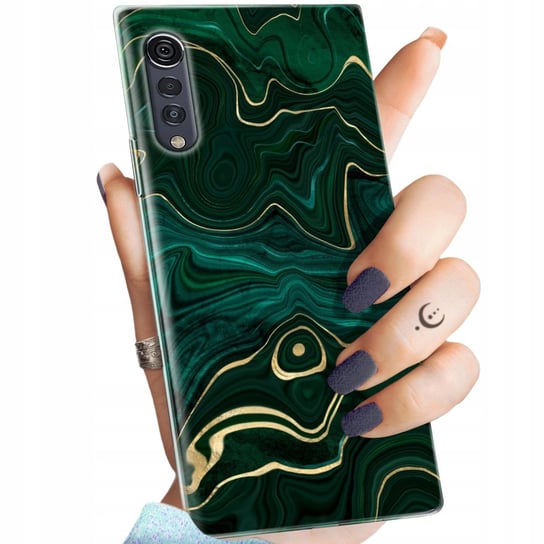 Etui Do Lg Velvet Wzory Minerały Kamienie Szlachetne Kryształy Obudowa Case LG