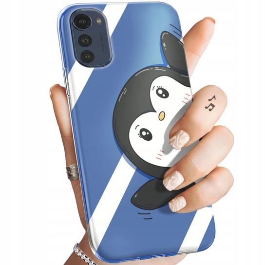 Etui Do Moto E32 / E32S Wzory Pingwinek Pingwin Happy Feet Obudowa Case Motorola