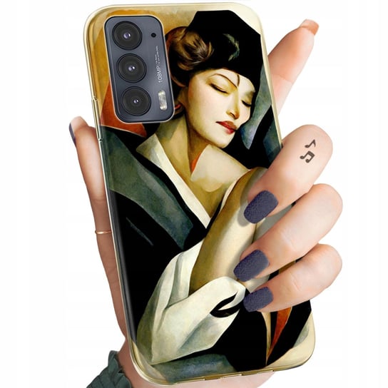 Etui Do Moto Edge 20 5G Wzory Art Deco Łempicka Tamara Barbier Obudowa Case Motorola