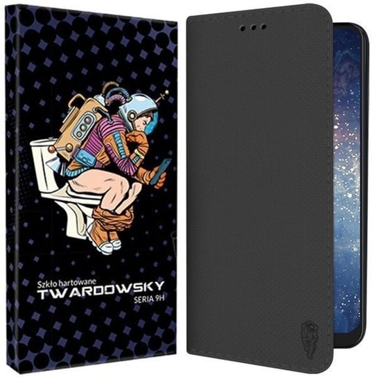 ETUI DO MOTO G9 PLAY TWARDOWSKY ASTRO + SZKŁO 9H TWARDOWSKY