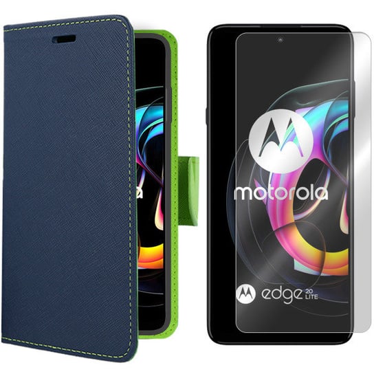 Etui Do Motorola Edge 20 Lite 5G Case Fancy +Szkło VegaCom