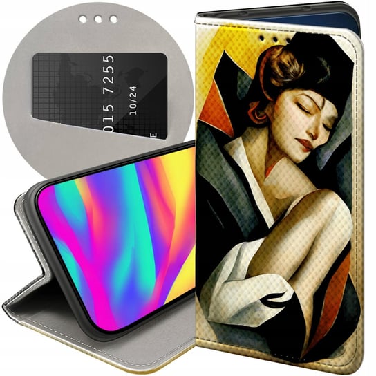 ETUI DO MOTOROLA EDGE 20 LITE 5G WZORY ART DECO ŁEMPICKA TAMARA BARBIER Motorola