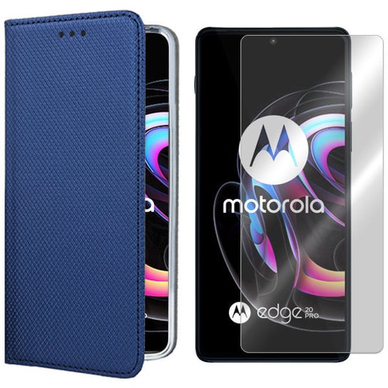 Etui Do Motorola Edge 20 Pro 5G Magnet + Szkło 9H VegaCom