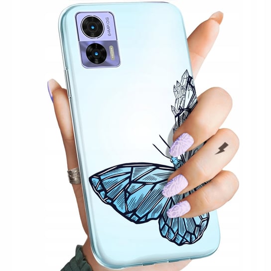 Etui Do Motorola Edge 30 Neo / 30 Lite Wzory Motyle Butterfly Barwne Case Motorola