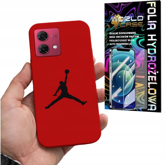 ETUI DO MOTOROLA EDGE 40 NEO - KOSZYKÓWKA WZORY DLA FANÓW NBA + FOLIA WORLD CASE