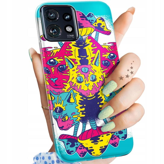 ETUI DO MOTOROLA EDGE 40 PRO WZORY PSYCHO LSD PSYCHODELIC GRZYBKI OBUDOWA Motorola