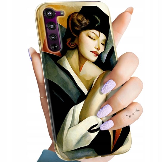 Etui Do Motorola Edge Wzory Art Deco Łempicka Tamara Barbier Wielki Gatsby Motorola
