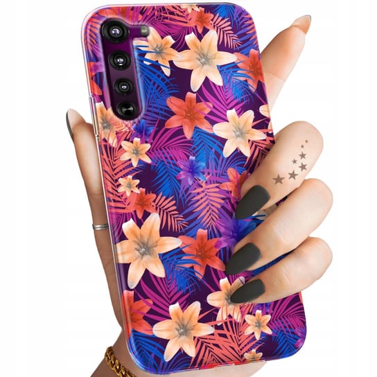 Etui Do Motorola Edge Wzory Tropic Tropikalne Tropiki Egzotyka Obudowa Case Motorola