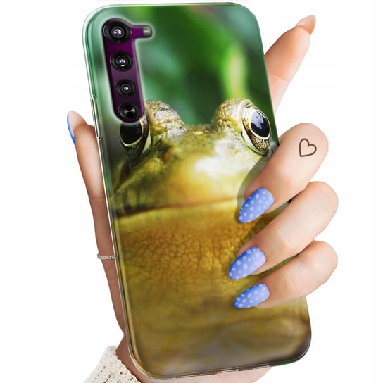 Etui Do Motorola Edge Wzory Żabka Żaba Frog Obudowa Pokrowiec Case Motorola