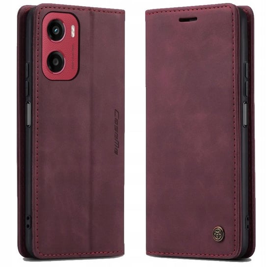 Etui do Motorola G05 E15 4G PORTFELOWE SKÓRZANE ZAMYKANE NA KLAPKĘ CaseMe