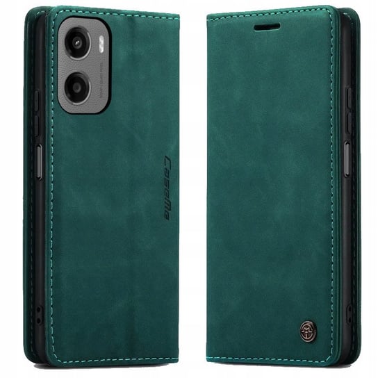 Etui do Motorola G05 E15 4G PORTFELOWE SKÓRZANE ZAMYKANE NA KLAPKĘ CaseMe