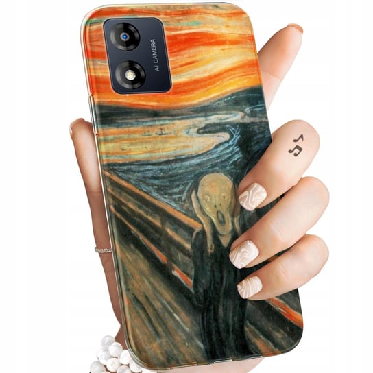 Etui Do Motorola Moto E13 Wzory Edvard Munch Krzyk Malarstwo Obudowa Case Motorola