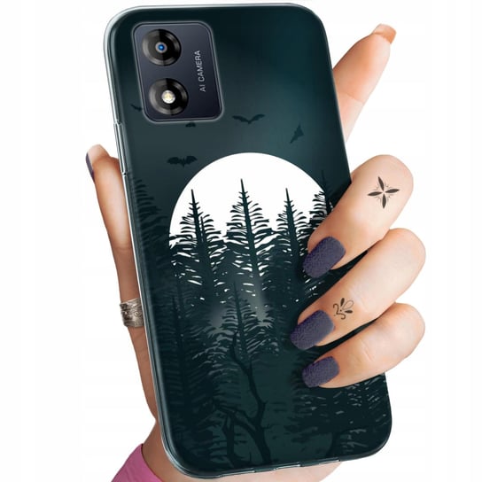 Etui Do Motorola Moto E13 Wzory Mroczne Horror Straszne Obudowa Pokrowiec Motorola