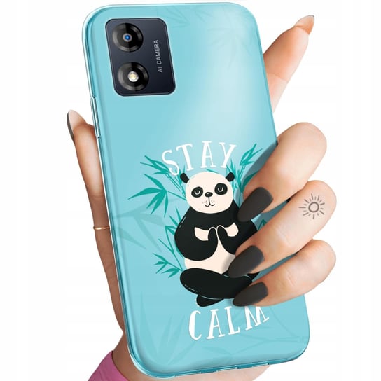 Etui Do Motorola Moto E13 Wzory Panda Bambus Pandy Obudowa Pokrowiec Case Motorola