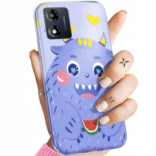 ETUI DO MOTOROLA MOTO E13 WZORY POTWORY POTWÓR MONSTER OBUDOWA POKROWIEC Motorola