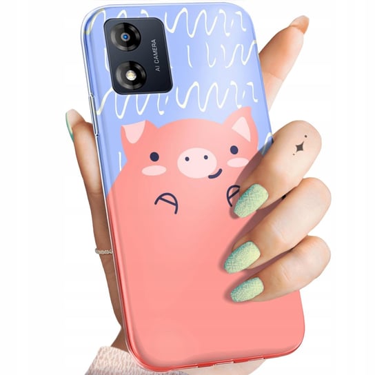 Etui Do Motorola Moto E13 Wzory Świnka Peppa Bajka Obudowa Pokrowiec Case Motorola