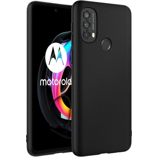 Etui Do Motorola Moto E20 / E30 / E40 / E20S Gumowe Obudowa Czarne Matowe Motorola