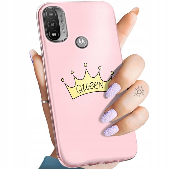 Etui Do Motorola Moto E20 Wzory Księżniczka Queen Princess Obudowa Case Motorola