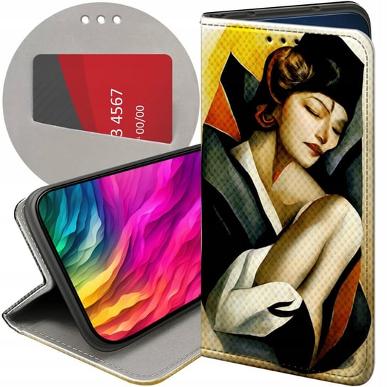 ETUI DO MOTOROLA MOTO E22 / E22I WZORY ART DECO ŁEMPICKA TAMARA BARBIER Motorola