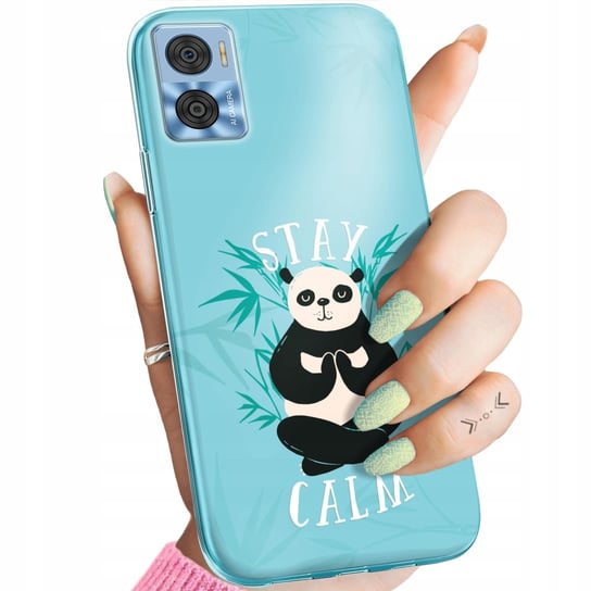 Etui Do Motorola Moto E22 / E22I Wzory Panda Bambus Pandy Obudowa Pokrowiec Motorola