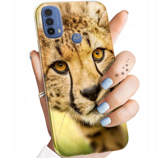 ETUI DO MOTOROLA MOTO E30 / E40 WZORY GEPARD CĘTKI PANTERKA OBUDOWA CASE Motorola