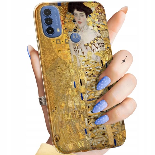 Etui Do Motorola Moto E30 / E40 Wzory Klimt Gustav Pocałunek Obudowa Case Motorola