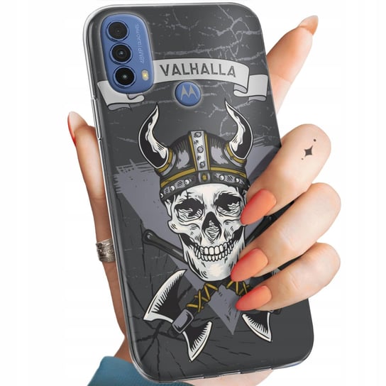 ETUI DO MOTOROLA MOTO E30 / E40 WZORY WIKINGOWIE VIKING RUNY ODYN OBUDOWA Motorola