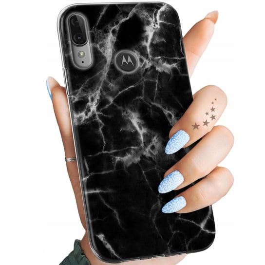 Etui Do Motorola Moto E6 Plus Wzory Marmur Marble Kamienie Naturalne Case Motorola