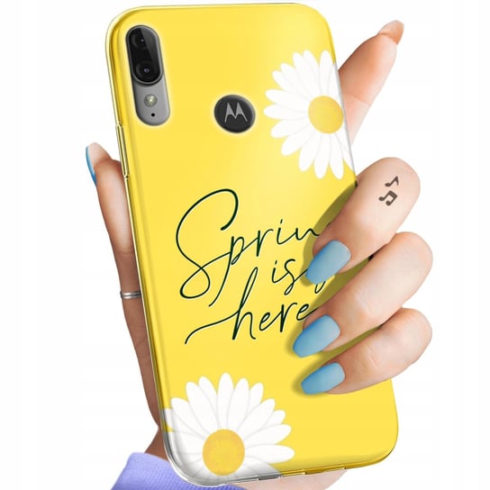Etui Do Motorola Moto E6 Plus Wzory Wiosna Wiosenne Spring Obudowa Case Motorola