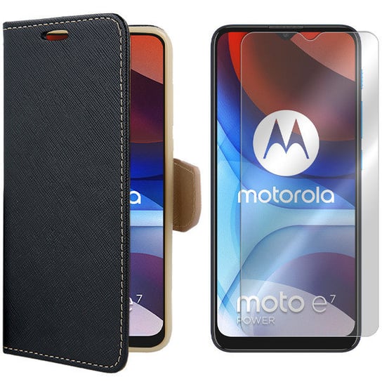 Etui Do Motorola Moto E7 Power Case Fancy + Szkło VegaCom