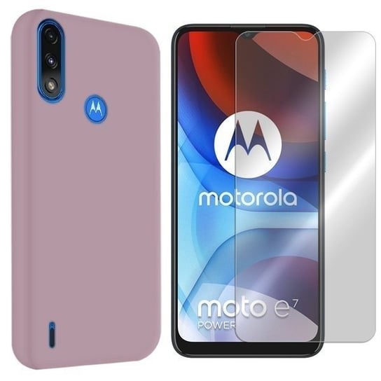 Etui Do Motorola Moto E7 Power Case Velvet + Szkło VegaCom
