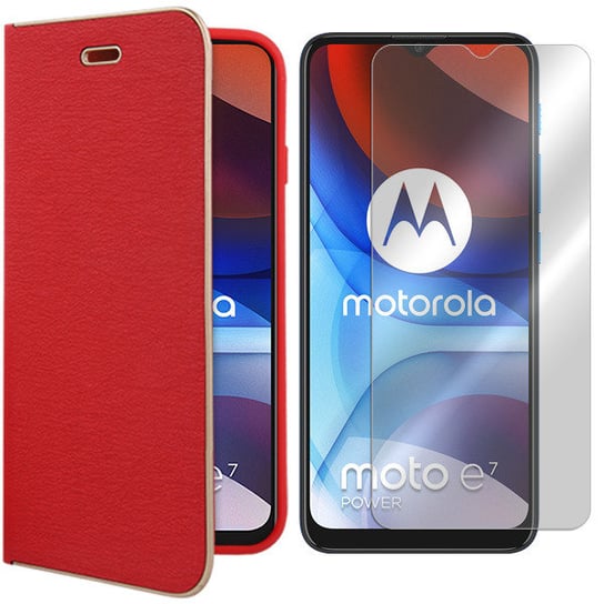 Etui Do Motorola Moto E7 Power Kabura Posh + Szkło VegaCom