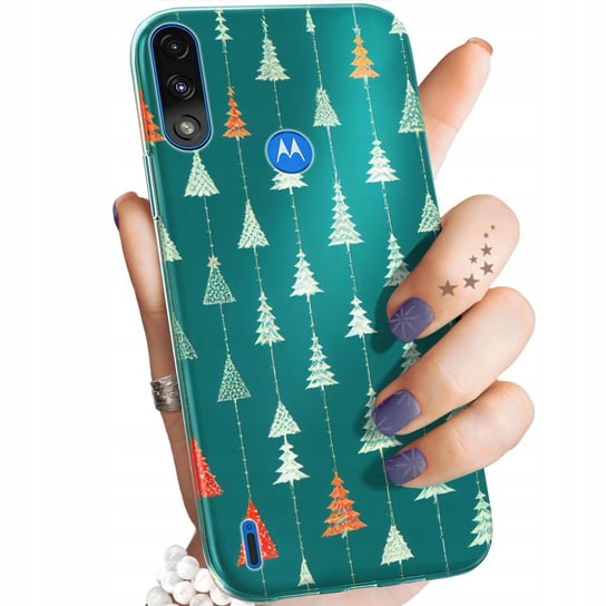 ETUI DO MOTOROLA MOTO E7 POWER WZORY CHOINKA ŚWIĘTA BOŻE NARODZENIE OBUDOWA Motorola