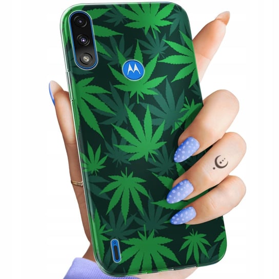 Etui Do Motorola Moto E7 Power Wzory Dla Palaczy Smoker Weed Joint Obudowa Motorola