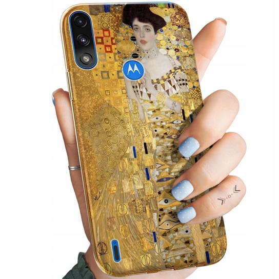 Etui Do Motorola Moto E7 Power Wzory Klimt Gustav Pocałunek Obudowa Case Motorola