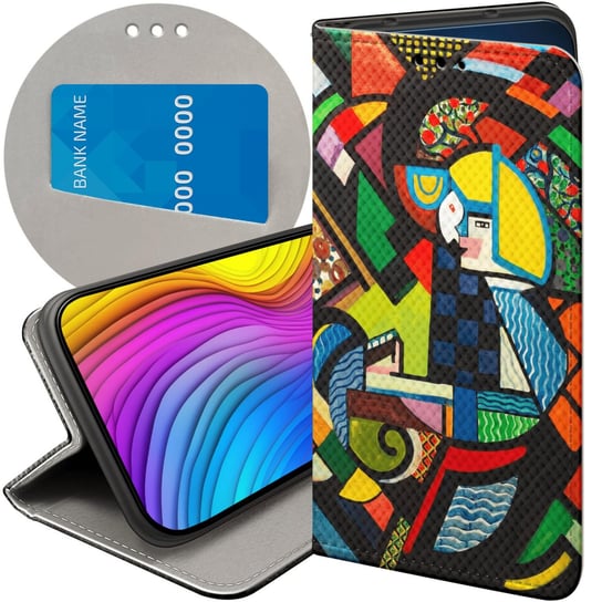 ETUI DO MOTOROLA MOTO E7 POWER WZORY KUBIZM ABSTRAKCJONIZM GEOMETRIA CASE Motorola