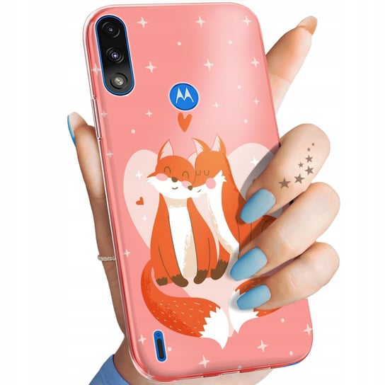 ETUI DO MOTOROLA MOTO E7 POWER WZORY LOVE MIŁOŚĆ ZAKOCHANIE OBUDOWA CASE Motorola