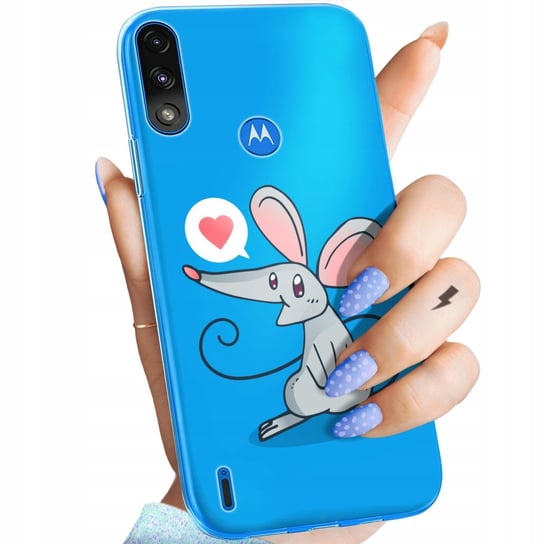 ETUI DO MOTOROLA MOTO E7 POWER WZORY MYSZKA MOUSE MINI OBUDOWA POKROWIEC Motorola