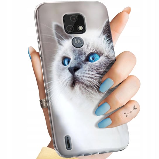 Etui Do Motorola Moto E7 Wzory Animals Zdjęcia Zwierzęta Obudowa Pokrowiec Motorola