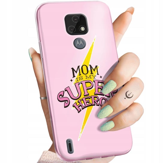 Etui Do Motorola Moto E7 Wzory Dzień Mamy Matki Mama Obudowa Pokrowiec Case Motorola