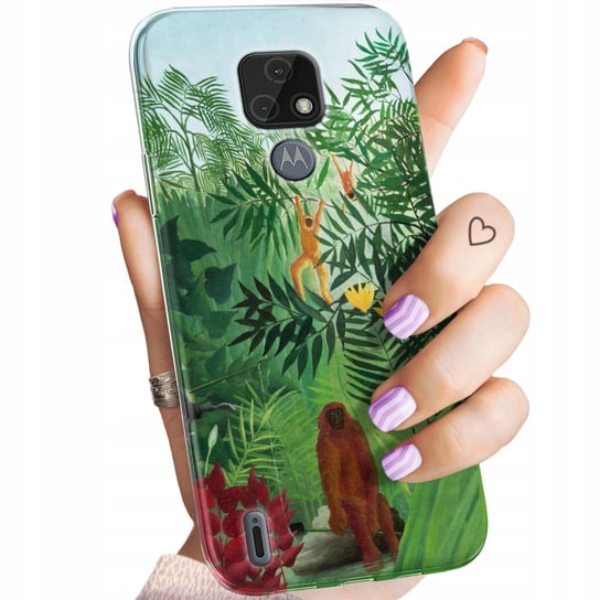 Etui Do Motorola Moto E7 Wzory Henri Rousseau Pejzaż Malarz Obudowa Case Motorola