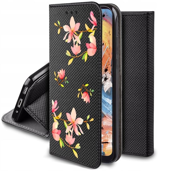 Etui do Motorola Moto Edge 40 Pro MAGNET WZORY CASE PORTFEL Krainagsm