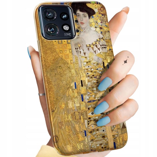 Etui Do Motorola Moto Edge 40 Wzory Klimt Gustav Pocałunek Obudowa Case Motorola