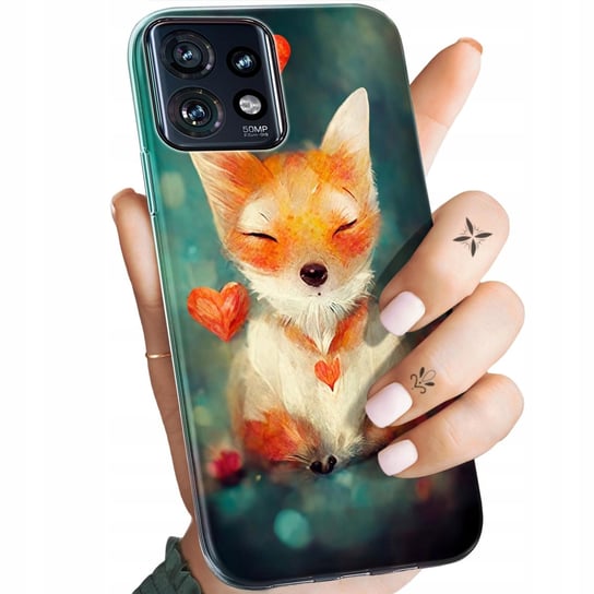 Etui Do Motorola Moto Edge 40 Wzory Liski Lisy Fox Obudowa Pokrowiec Case Hello Case