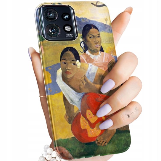 ETUI DO MOTOROLA MOTO EDGE 40 WZORY PAUL GAUGUIN OBRAZY POSTIMPRESJONIZM Motorola