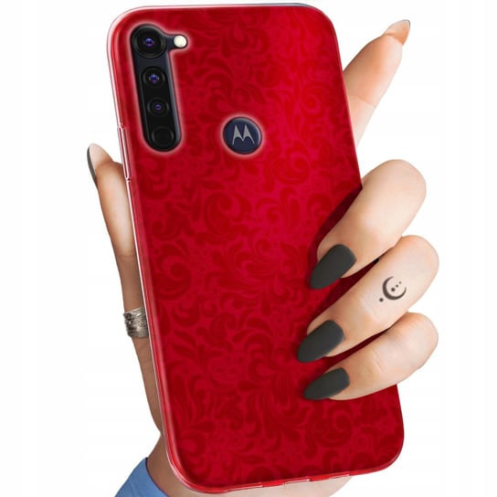 Etui Do Motorola Moto G Pro Wzory Czerwone Serca Róże Obudowa Pokrowiec Motorola