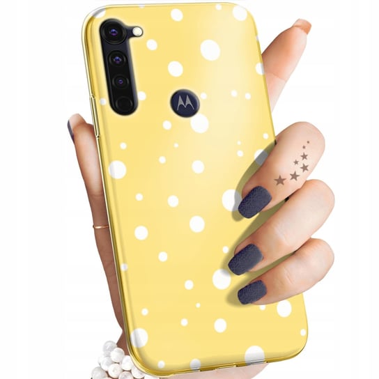 Etui Do Motorola Moto G Pro Wzory Kropki Grochy Bokeh Dots Obudowa Case Motorola