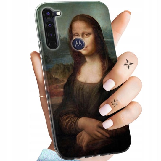 Etui Do Motorola Moto G Pro Wzory Leonardo Da Vinci Mona Łasiczka Obudowa Motorola